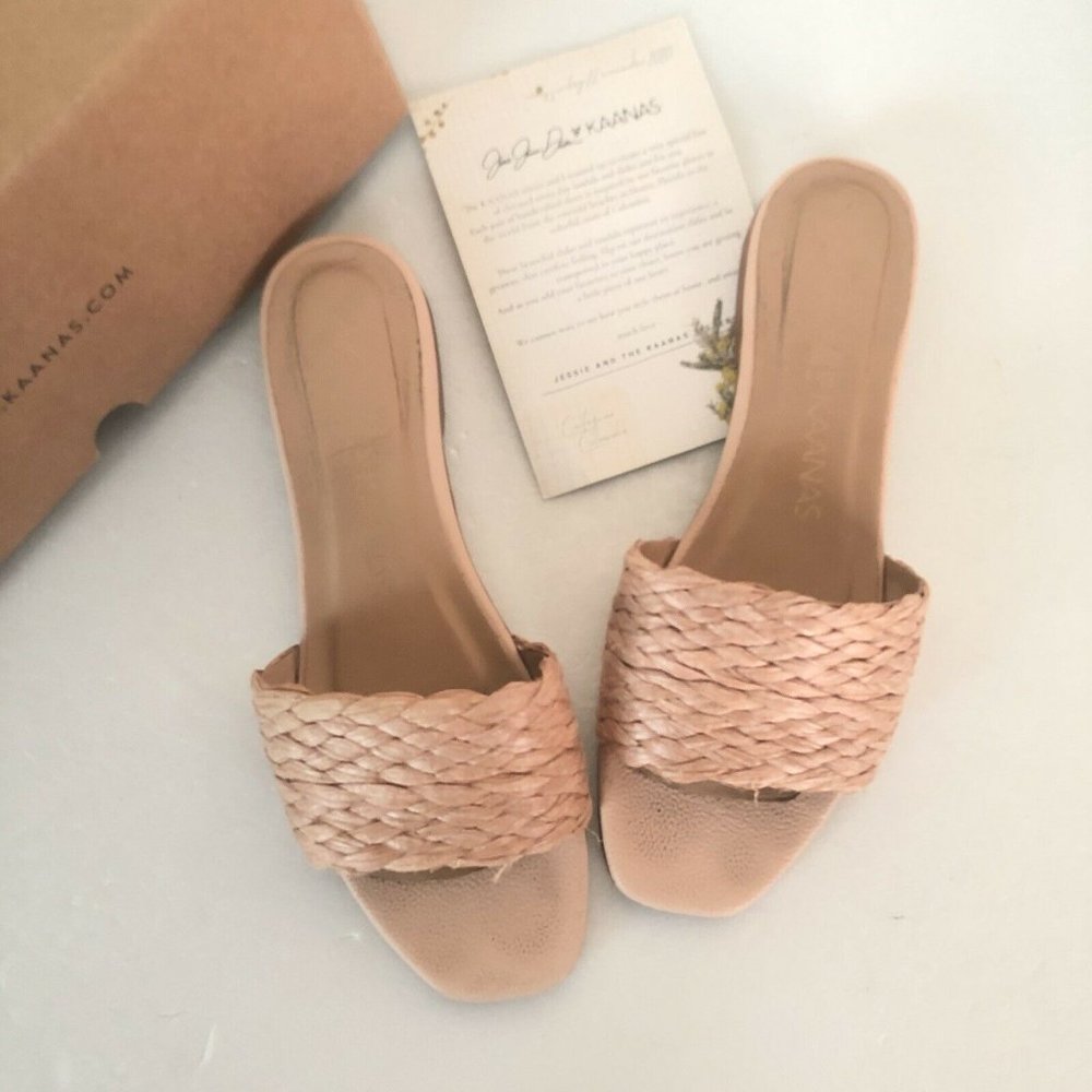 Kaanas x Jessie James Decker Key Largo Sandals Rose Blush